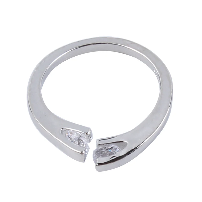 Simple Fashion Crystal Ring For Women Fine Jewelry Adjustable Double Rounds Open Midi Toe Rings | Украшения и аксессуары