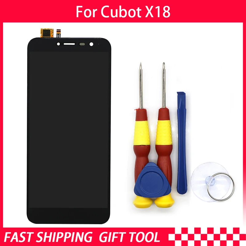 Новый Оригинальный сенсорный ЖК-дисплей ЖК-экран для Cubot X18 запасные части +