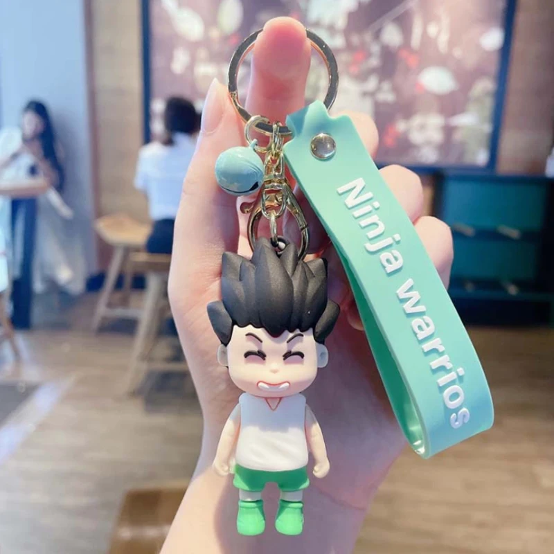 Брелок для ключей с 3D рисунком из аниме Hunter X акриловый шнурок Kurapika аксессуары |