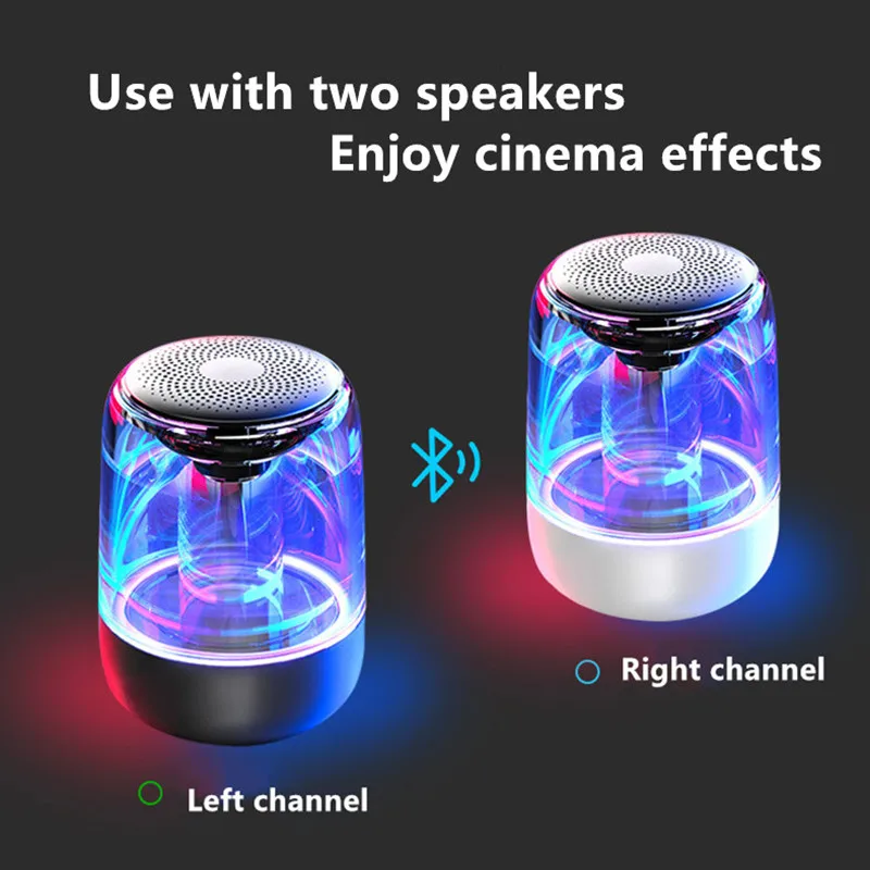 C7 беспроводной Bluetooth Led портативный динамик мини Громкая связь сабвуфер Hifi