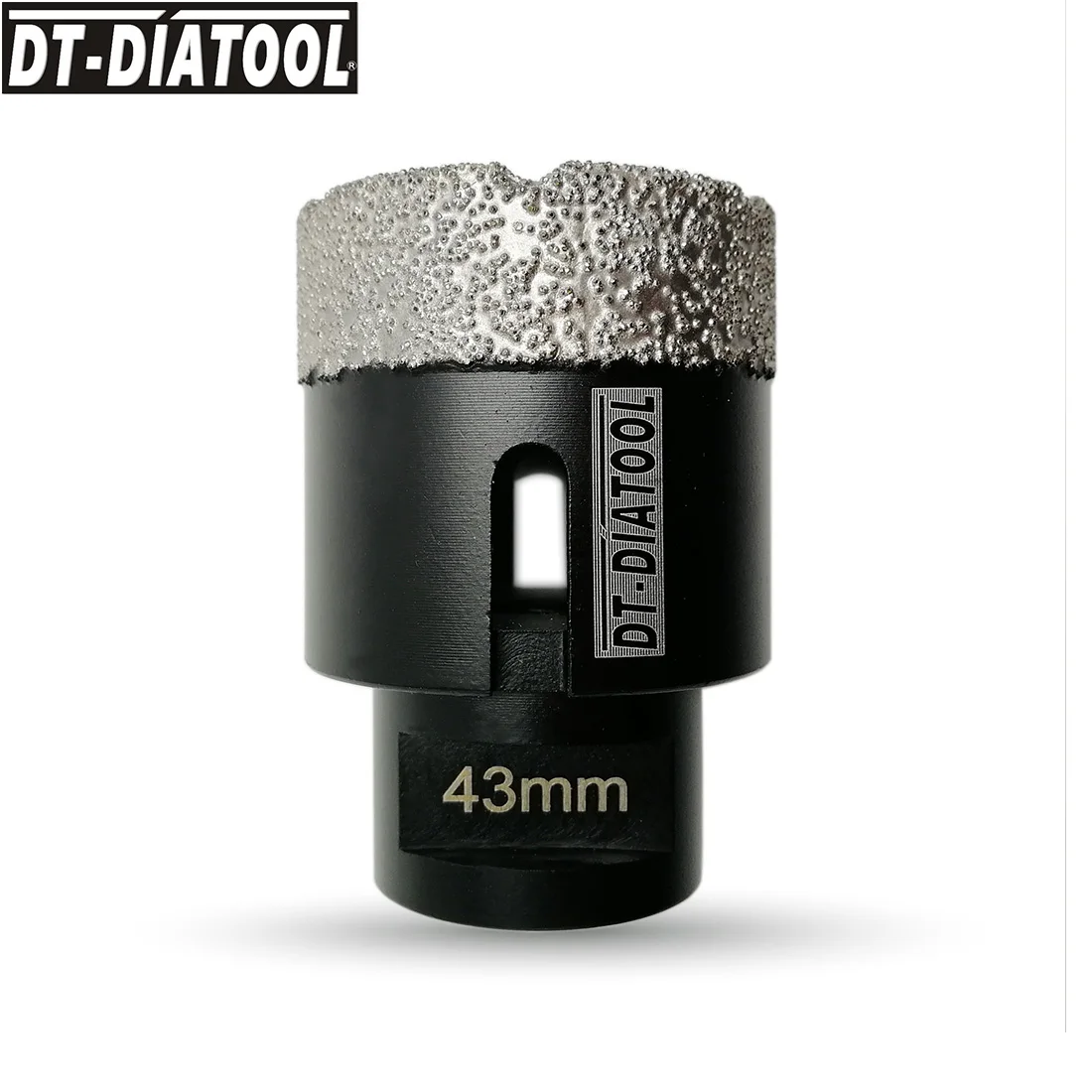 

DT-DIATOOL 1pc M14 Dia 43mm Dry Vacuum Brazed Diamond Drilling Core Bit Ceramic Tile Hole Saw Granite Marble Stone Drill Bit