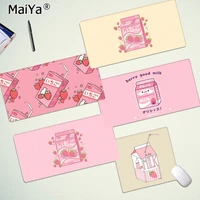 maiya personalized cool fashion kawaii japanese strawberry milk beautiful anime mouse mat rubber pc computer gaming mousepad