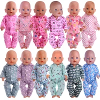 doll dsiney cartoon clothes pajamas nightgowns for 18 inch american43cm reborn baby new born doll girls russia diy gifts toys