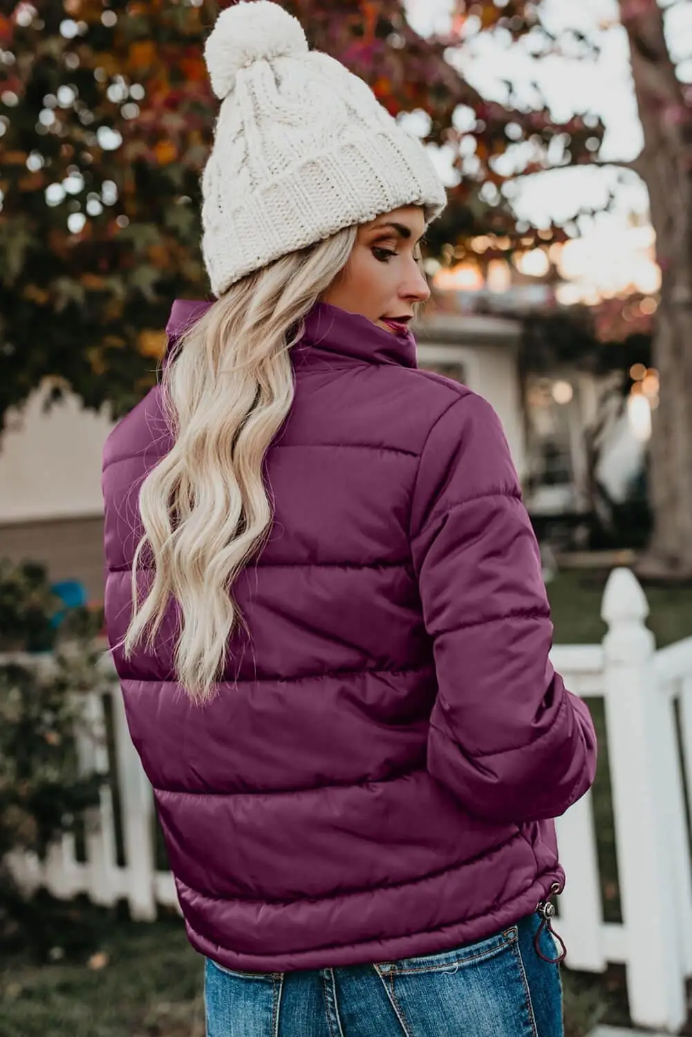 Женская зимняя куртка пуховик с длинным рукавом и воротником стойкой|Женские