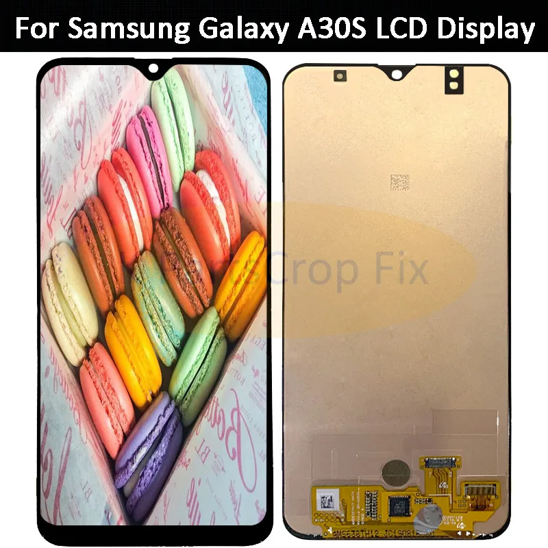 Super AMOLED ЖК-дисплей для Samsung Galaxy A30S сенсорный экран с дигитайзером в сборе SAMUSNG A307F