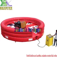 Amusement Park Inflatable Mechanical Bull Riding Toys, Kids Bull Riding For Sale, Crazy Mechanical Bull Rodeo