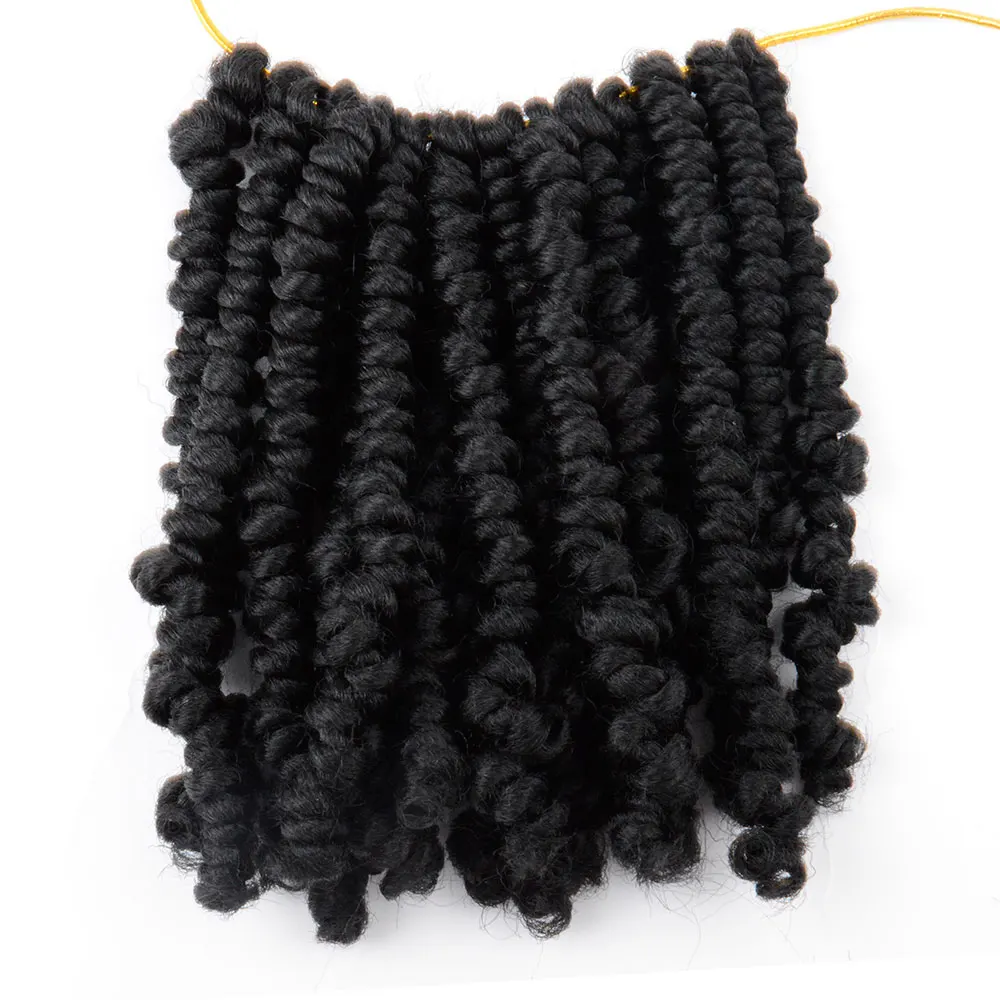 Боб весенние твист волосы Prelooped вязание крючком косы 6 дюймов короткие страсти