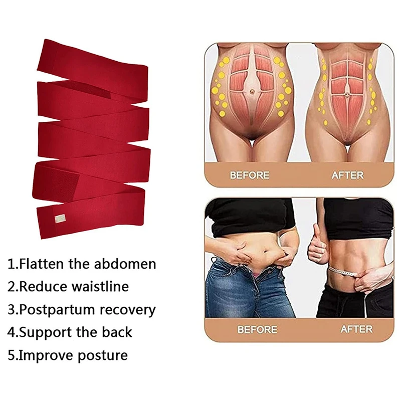Waist Trainer Plus Size Support Back Braces Postpartum Recovery for Women | Ab Rollers