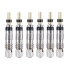 Набор сердечников воздушного клапана, 256 шт., съемные ранцы из латунного сплава, для горных велосипедов, портативные ремонтные инструменты