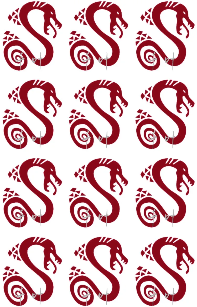 Временная водостойкая тату наклейка Семь смертных грехов|Реквизит для костюмов|