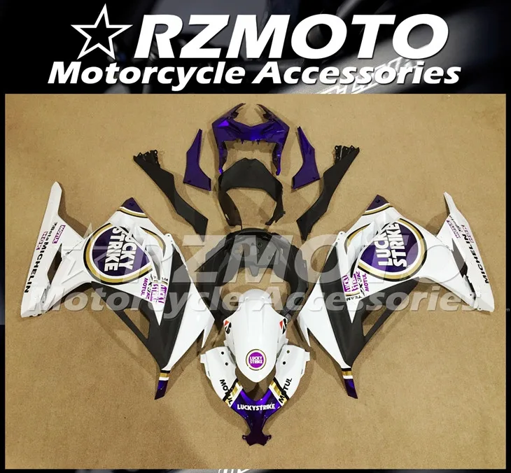 

New ABS Motorcycle Fairings kit Fit for Kawasaki Ninja 300 EX300 ninja300r 2013 2014 2015 13 14 15 16 17 18 19 Purple lucky