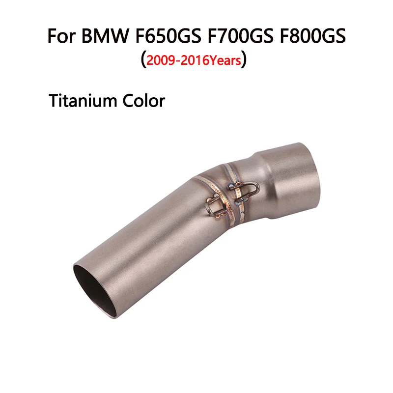Выхлопная труба для мотоцикла 2009 2016 BMW F650GS F700GS F800GS из титанового сплава|Выхлопные