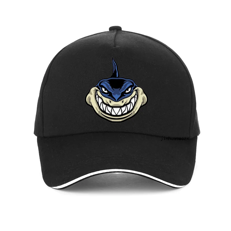 Бейсболка Мужская/Женская регулируемая с рисунком акулы | Аксессуары для одежды