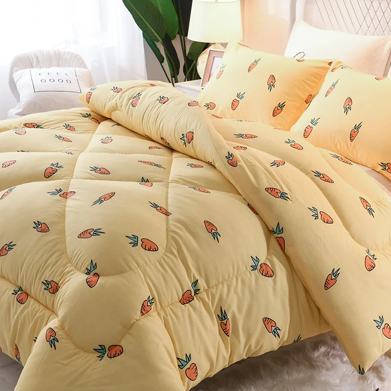 

King Queen Twin Full Size Comforter Luxury Quilt High Quality Quilts Fresh Style Quilt Thicken Warm Quilt All Seasons Comforters