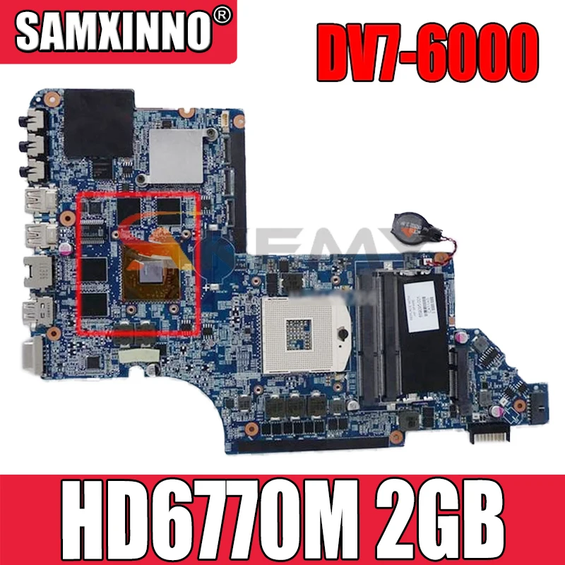 

Для струйного принтера HP Pavilion DV7-6000 DV7T DV7 Материнская плата ноутбука 665992-001/501 655991-501 W/ HM65 HD6770M 2 Гб GPU DDR3 100% полностью протестирована