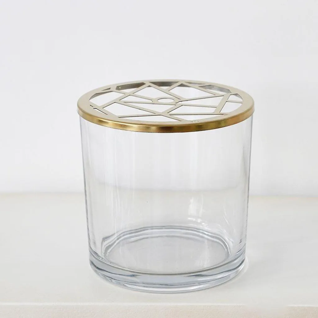 Прозрачная стеклянная ваза высокая гидропоника Цветочная сухая фотогоршок