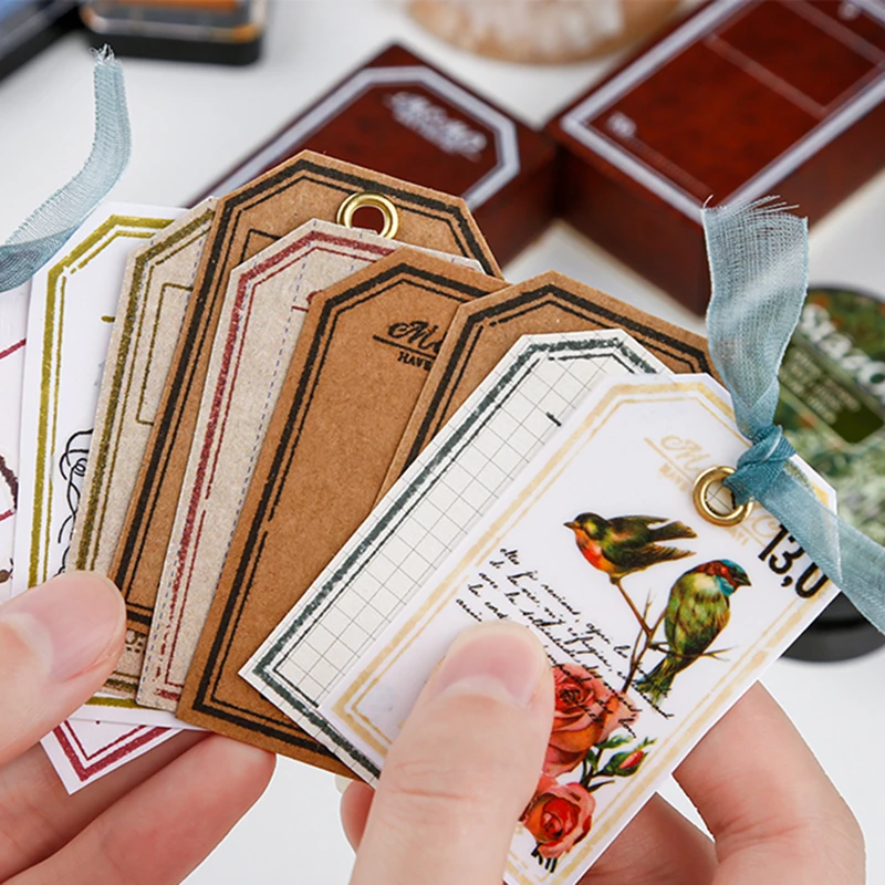 Винтажные наклейки для скрапбукинга деревянные и резиновые штампы | Дом сад