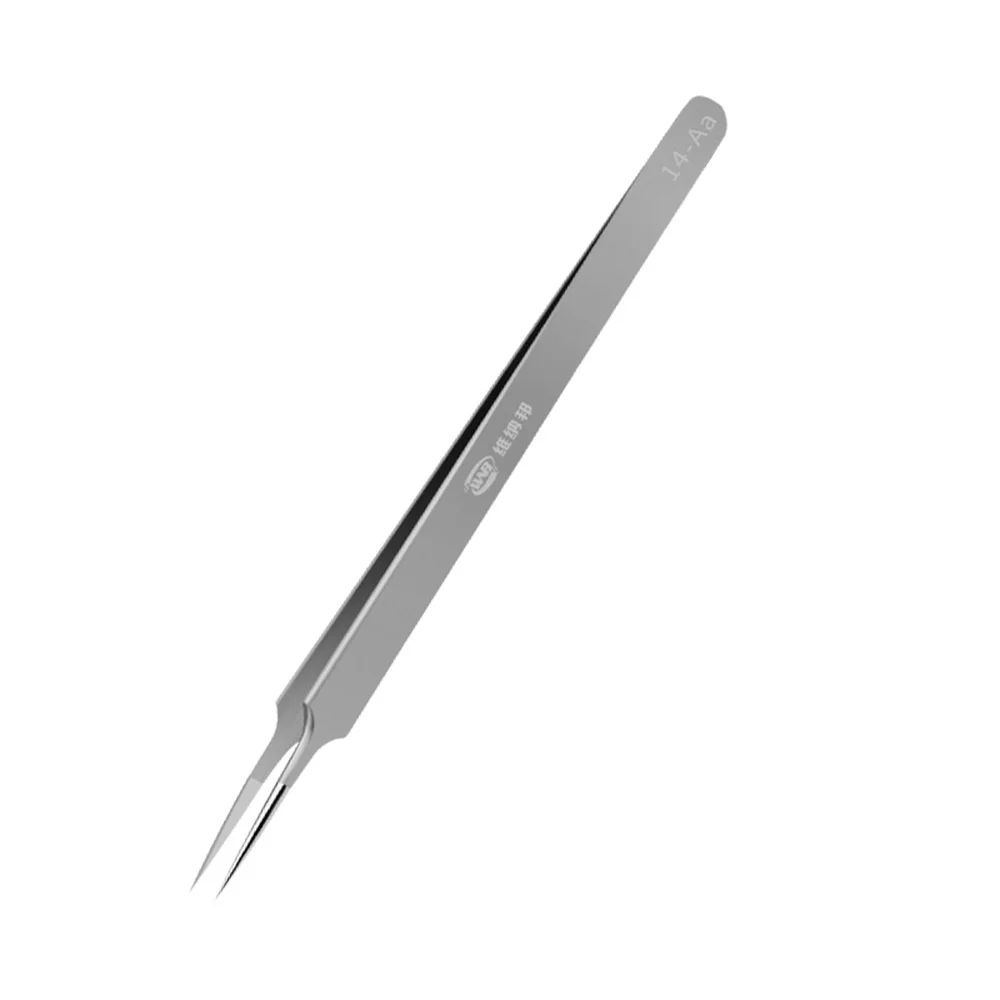 

Щипцы WNB 302 из нержавеющей стали с изогнутым прямым кончиком, антикоррозийный прецизионный пинцет, электронный инструмент для технического обслуживания и промышленного ремонта