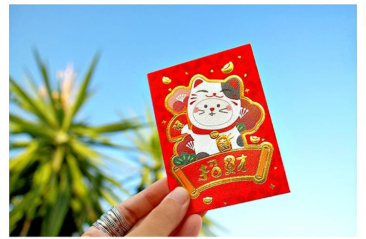 Прекрасный мультфильм крыса короткий размер красный пакет 2020 Китайский Лунный