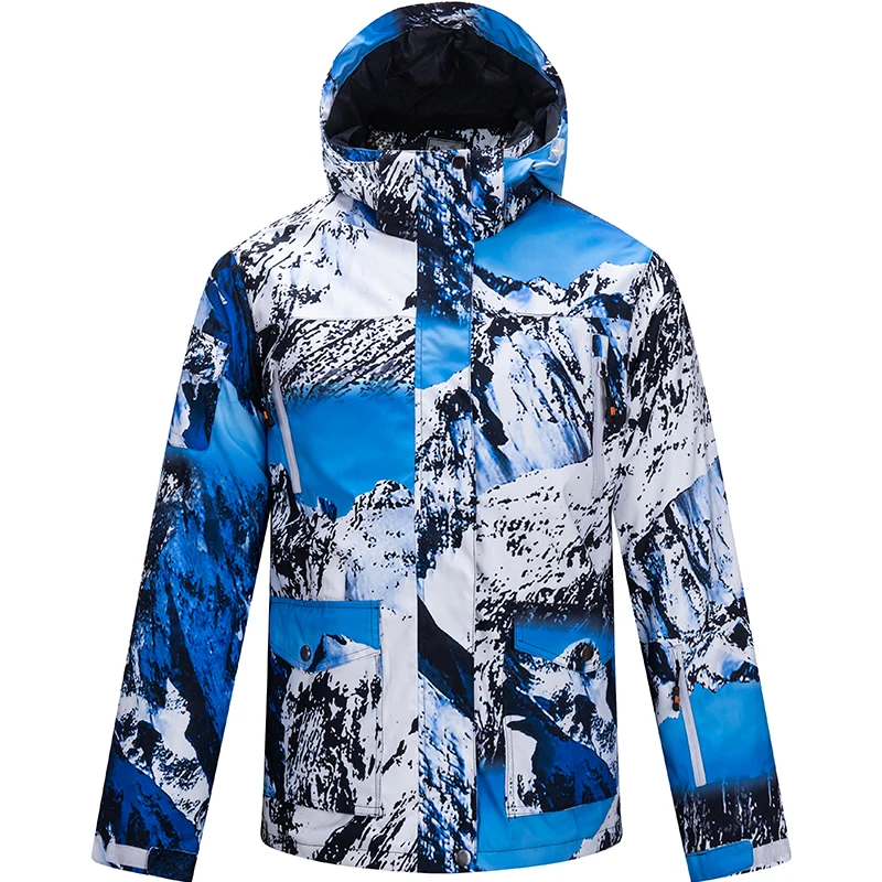 Новинка зимний спортивный мужской лыжный костюм для улицы комплект катания на