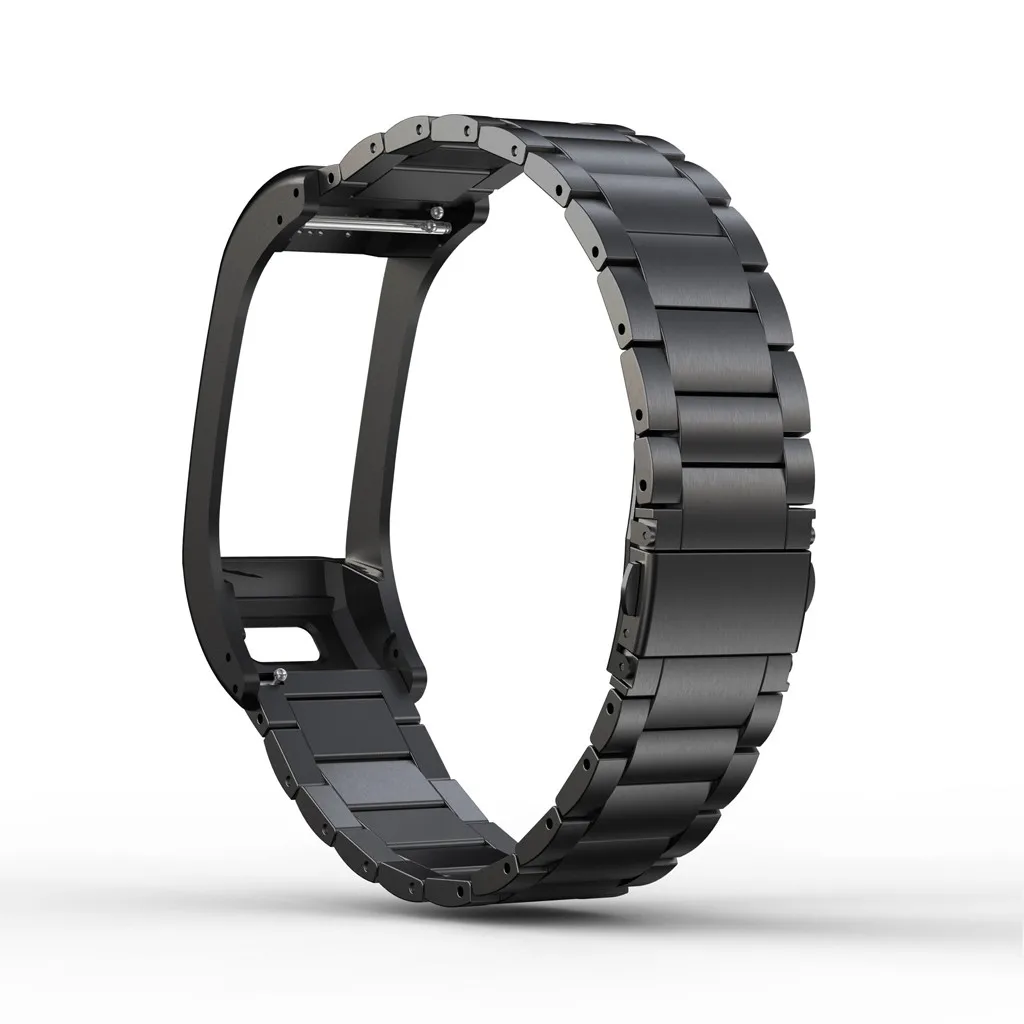 Ремешок из нержавеющей стали для наручных часов браслет с рамкой Garmin VIVOsmart HR +