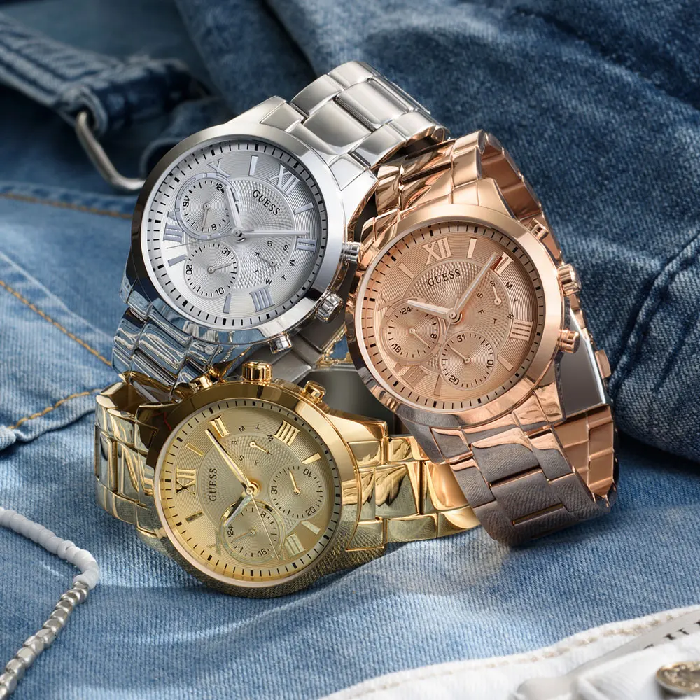 

Women Watches Luxury Guess GUW1070L3 Lady Wrist watch Quartz Clock Women Fashion Wristwatches