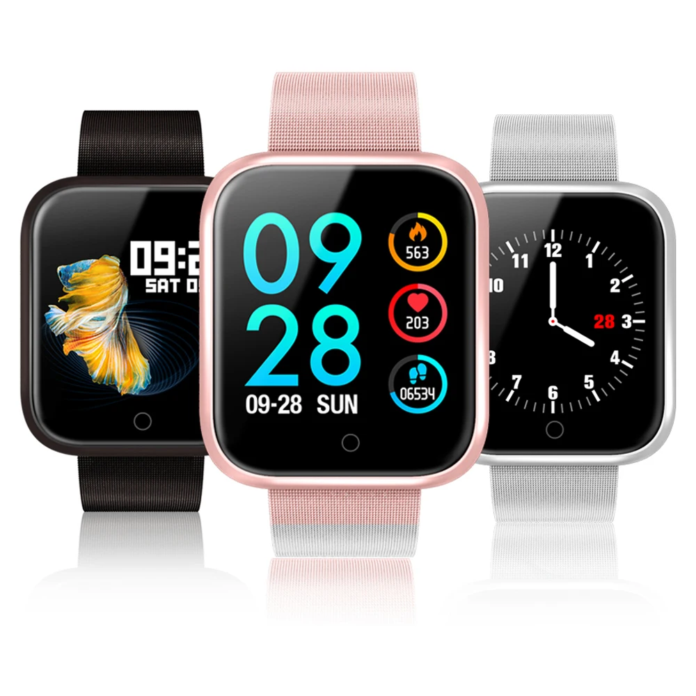 Новые смарт-часы P70 для мужчин и женщин пульсометр спортивный трекер Смарт-часы