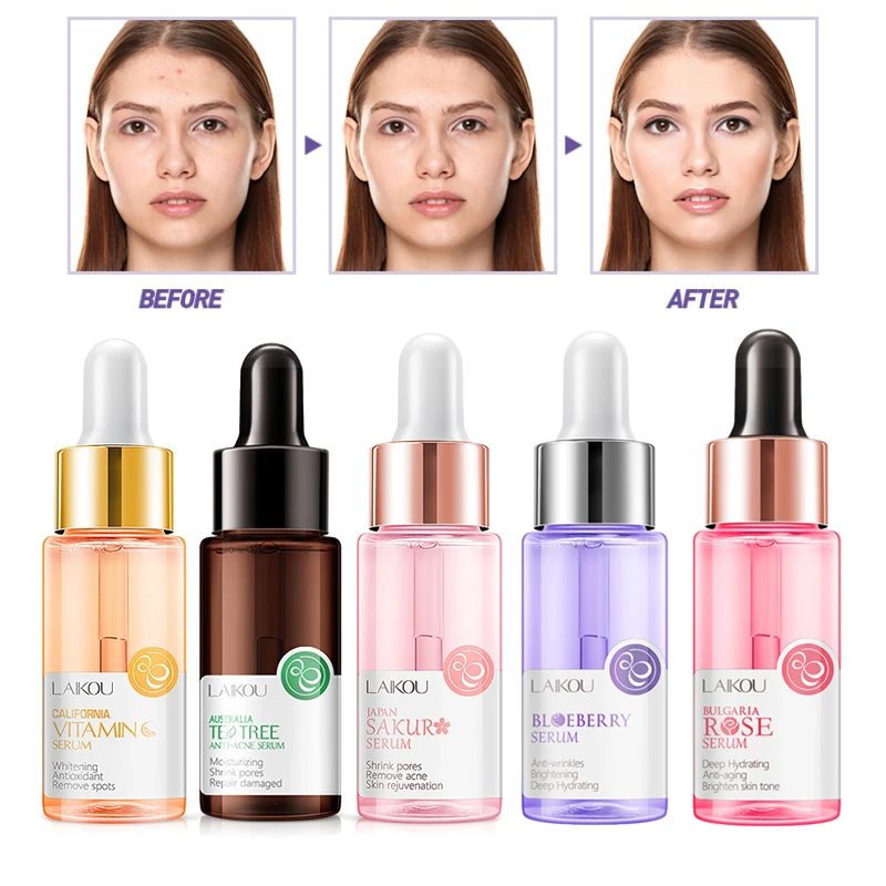 17 мл Гиалуроновая кислота сыворотка сужает поры антивозрастное удаление темных