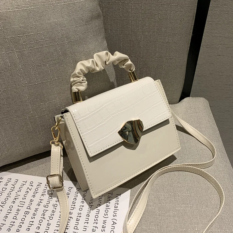 

Summer Little Fresh Women's Bag Chain Small Handbag Square Shoulder Messenger Bag Solid Color Crossbody Bags For Women