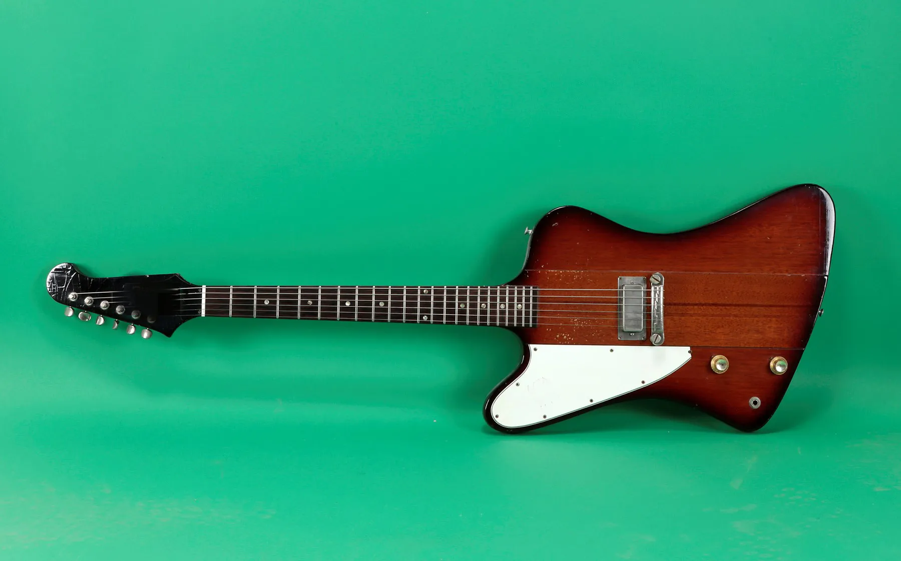 Пользовательские Sunburst Fire bird электрическая гитара H пикап хромированные изделия. Индивидуальные! Y-20