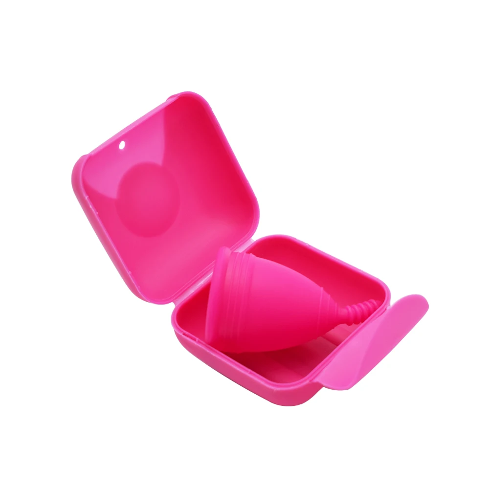 Timkdle Medical Silicone Menstrual Cup Period Feminine Hygiene Female Coletor with Box |