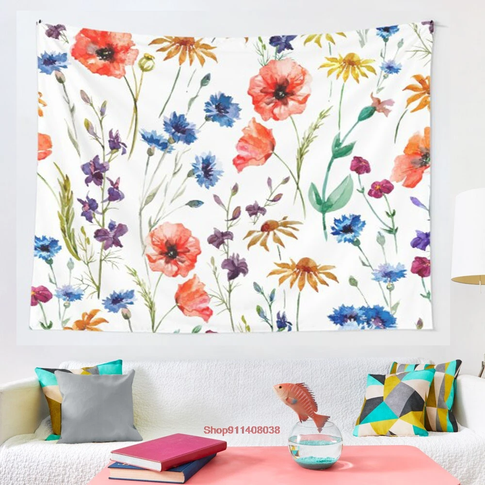 

Цветочный: безумие возвращается гобелен богемный Декор на стене спальни психоделические сцены звездного неба, художественные украшения дл...