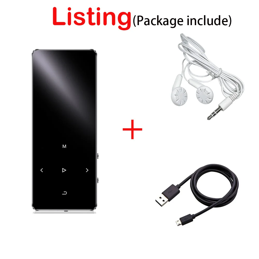 Mp3-плеер IQQ P2 Bluetooth 4 2 без потерь 40 ГБ Hi-Fi Портативный аудиоплеер с FM-радио