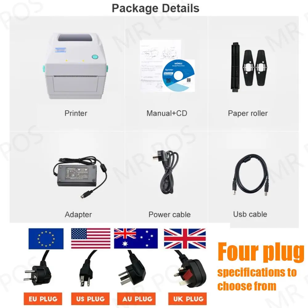 Xprinter Label Barcode Printer Thermal Receipt Bar Code 20mm-100mm With Auto Stipping XP-DT426B/460B | Компьютеры и офис