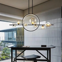 modern led chandelier lighting loft glass bubble for living room lamp restaurant kitchen fixture iindoor home decor hanginglamp