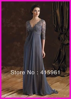 wholesale plus size lace mermaid mother of the bride dresses half sleeves v neckline appliqued wedding party gowns 2021 new
