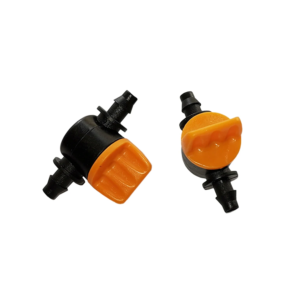 10Pcs 4/7mm Hose Miniature Valve Garden Irrigation Waterstop Connector Agriculture System Watering Quick Coupling Barbed Switch | Дом и сад