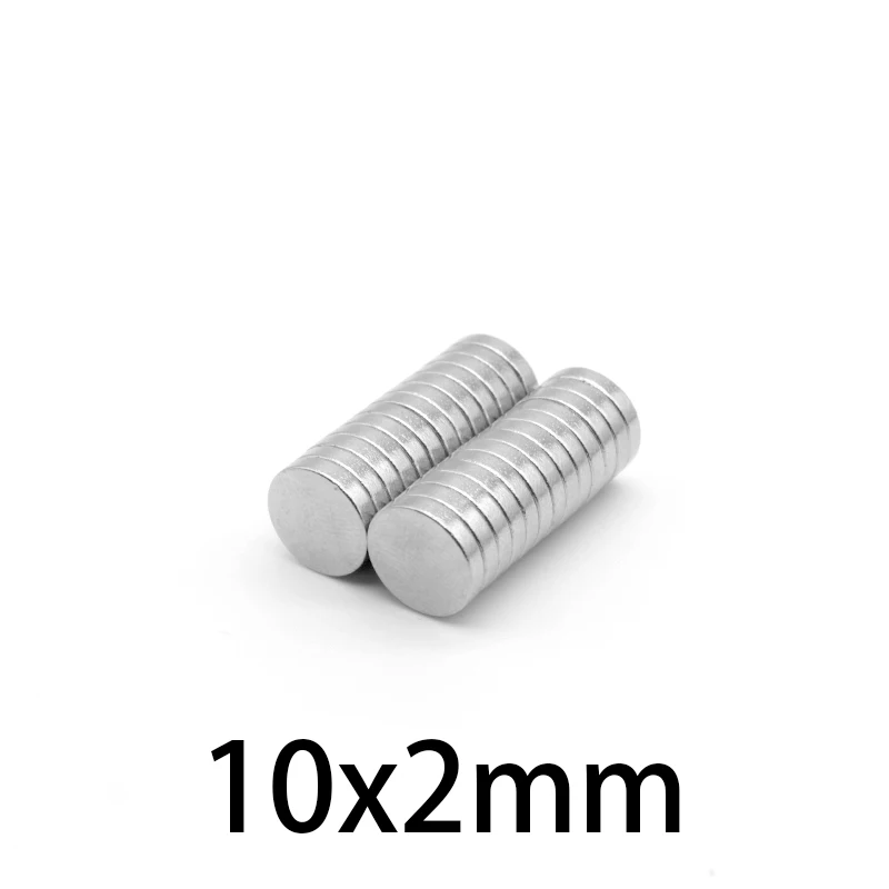 Круглый Мощный магнит на холодильник 10-300 шт. 10x2 мм неодимовый дисковый 10 x 2