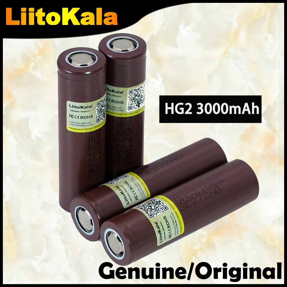Оригинальный аккумулятор HG2 18650 3000 мАч разряжаемая аккумуляторная батарея 18650HG2 3 6