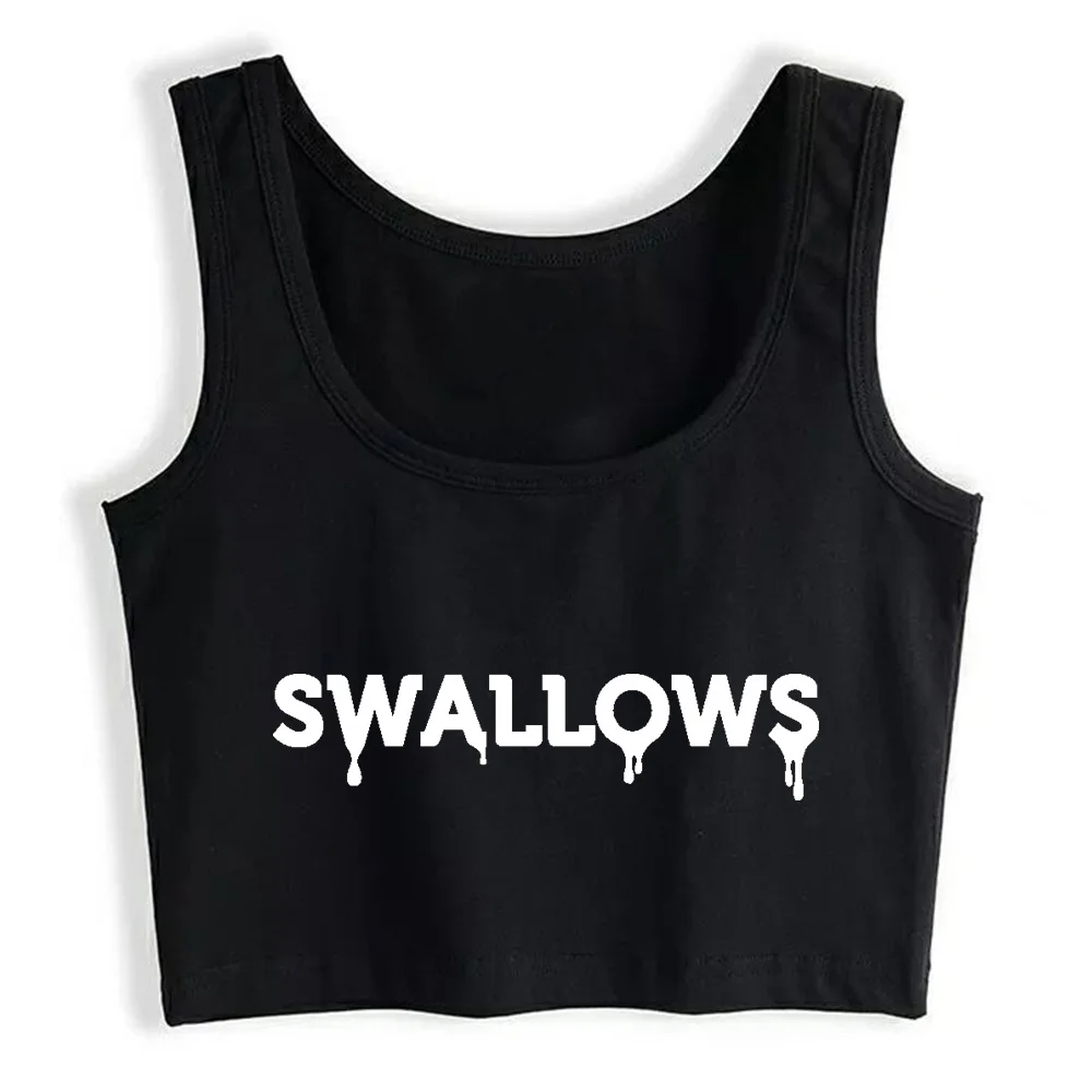 

Crop Top Women Swallows 1c Gothic Harajuku Grunge Emo Tank Top Female Clothes