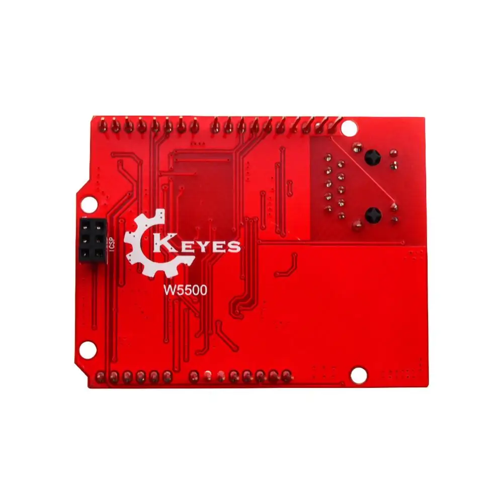 Keyes W5500 сетевая плата расширения красная разработки для Arduino UNO MEGA2560|Модули умного