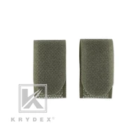 krydex 4 8 hook loop cable management strap ranger green locker organizer for plate carrier vest backpack chest rig 2pcsset