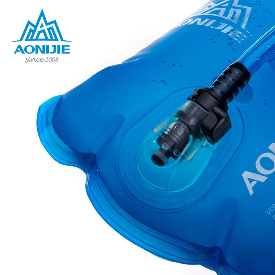 AONIJIE 1.5L/2L/3L Outdoor Cycling Running Foldable TPU Water Bag Sport Hydration Bladder for Camping Hiking Climbing 250/350ML