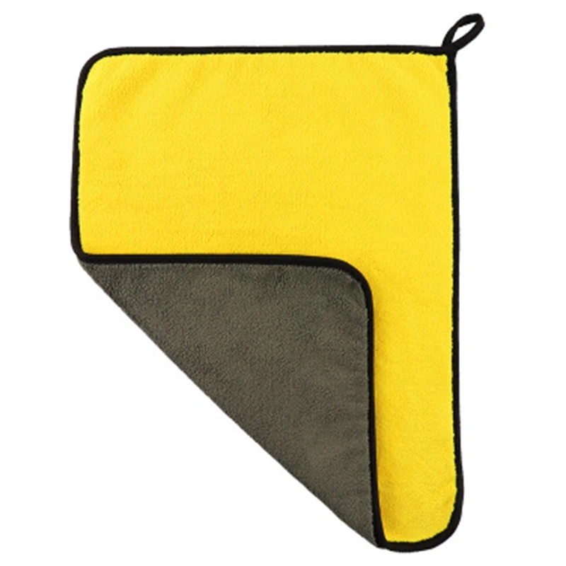 

5 Pcs Car Wash Microfiber Towels Super Thick Plush Cloth For Washing Cleaning Drying Absorb Wax Polishing
