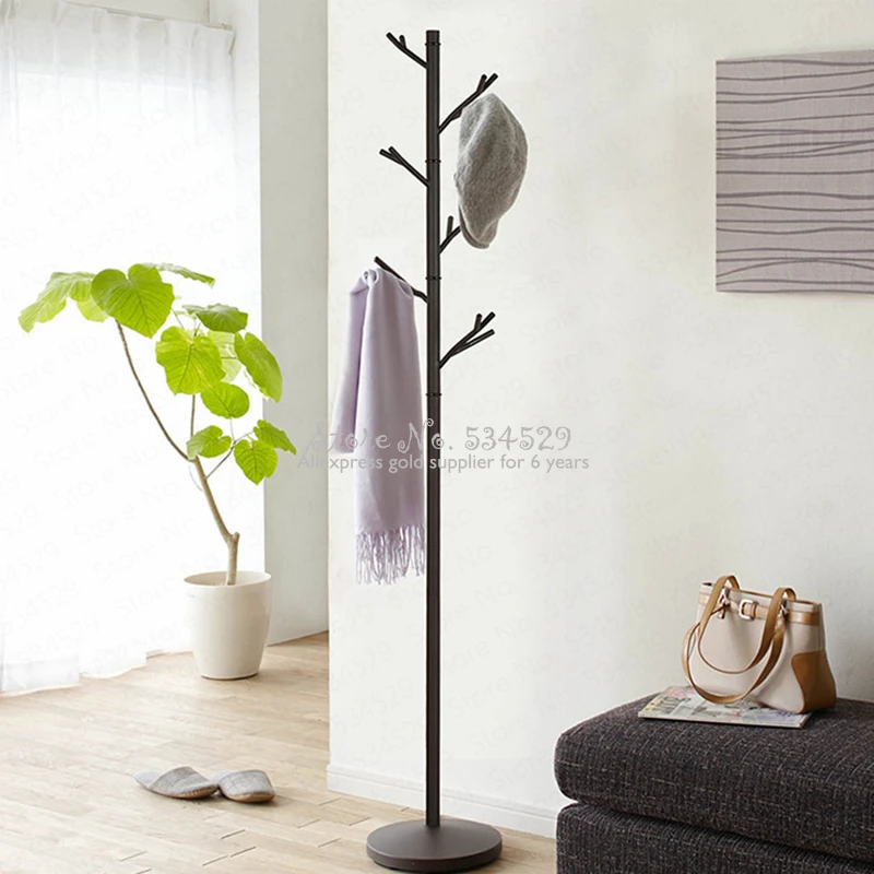 30%B Coat Rack Creative Hanger Simple Clothes Bedroom Iron Nordic Floor |