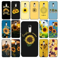 yndfcnb beautiful yellow sunflower phone case for redmi 5 6 7 8 9 a 5plus k20 4x 6 cover