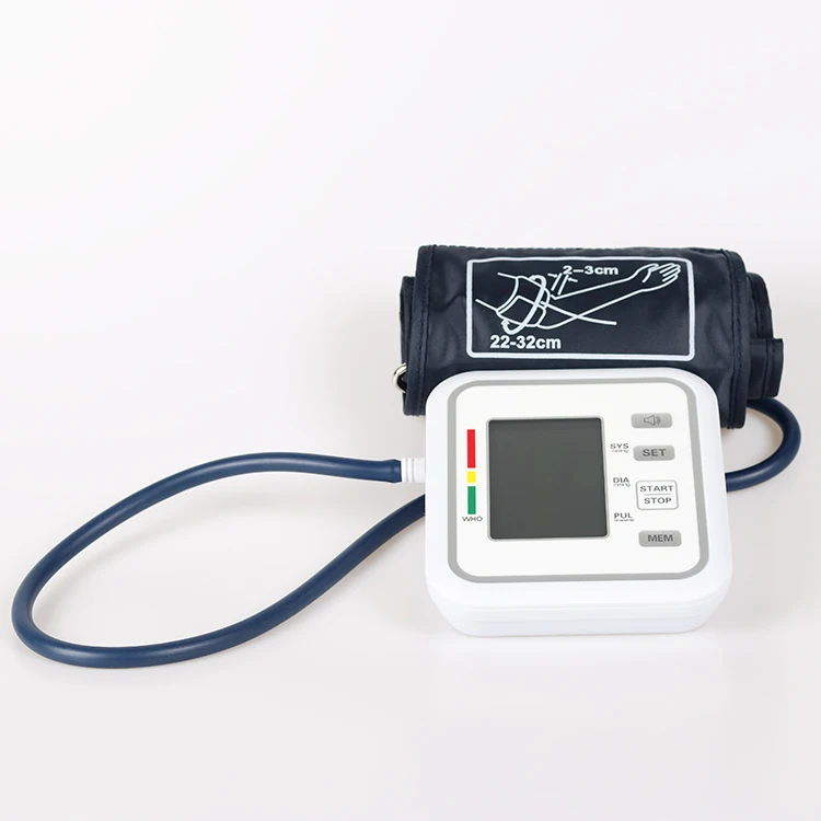 LCD Digital Upper Arm Blood Pressure Monitor Heart Beat Meter Pulse Machine Automatic tonometer manometer | Красота и здоровье