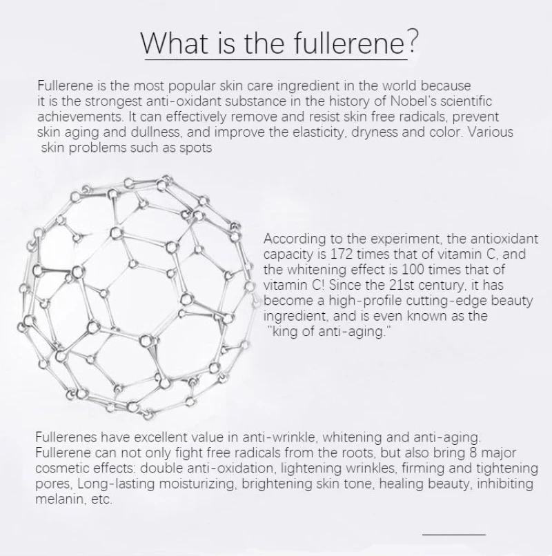 4 шт. Dimollaure фуллерен с покрытыем цвета чистого 24 каратного золота Сыворотки
