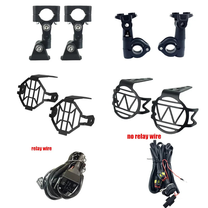 

Auxiliary Lights Bracket Relay Cover Wire Holder For BMW R1200GS F800GS F700GS F650 K1600