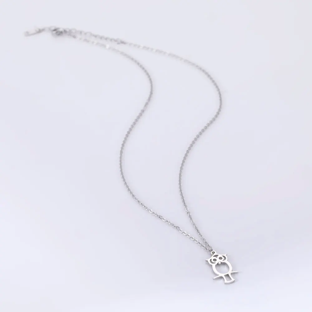 Ожерелье с подвеской в виде милой совы для женщин и мужчин |